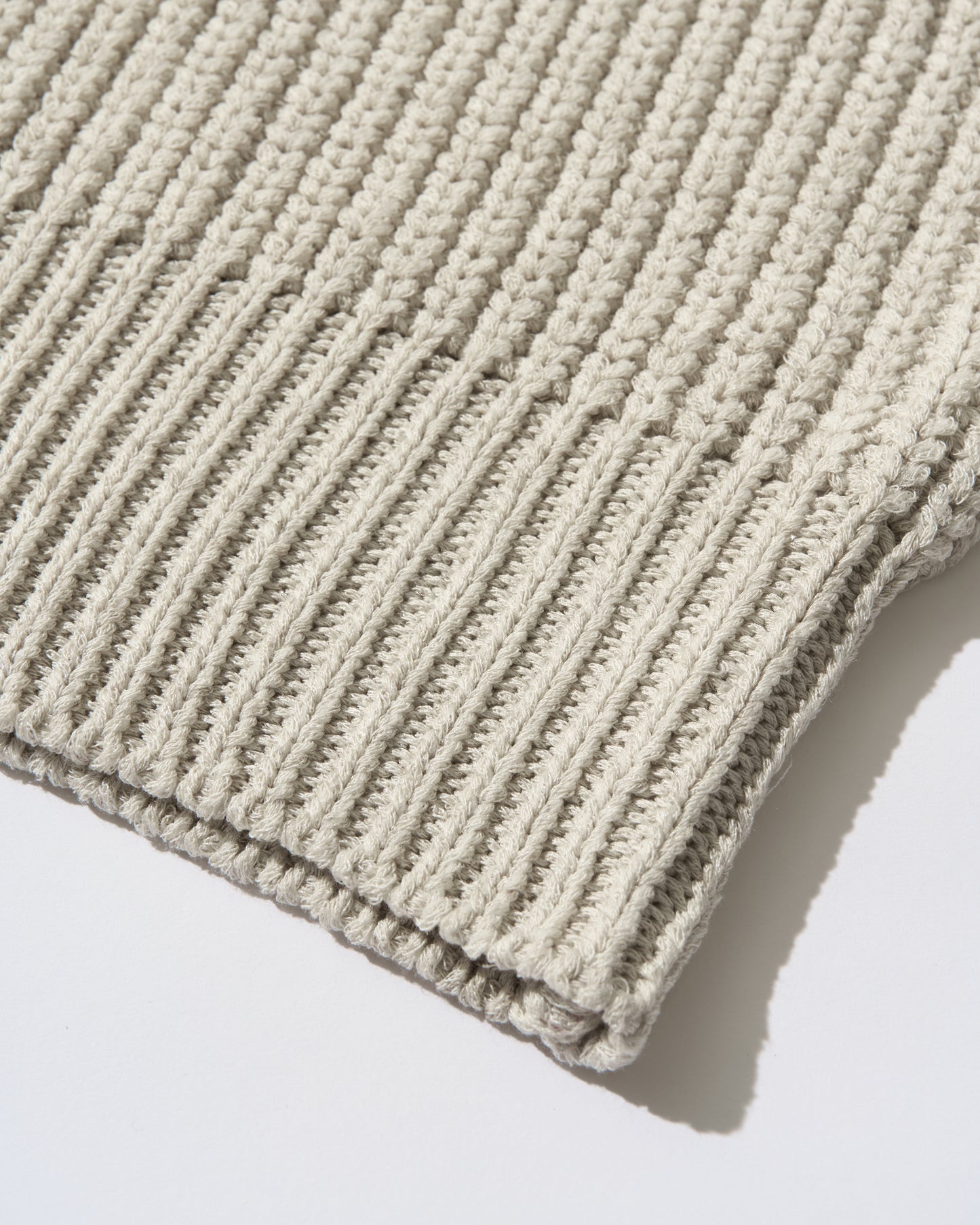 Raw Linen Knit Top Tank greige