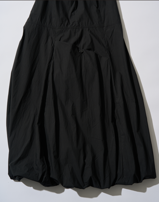 Cotton Nylon Tank Dress black