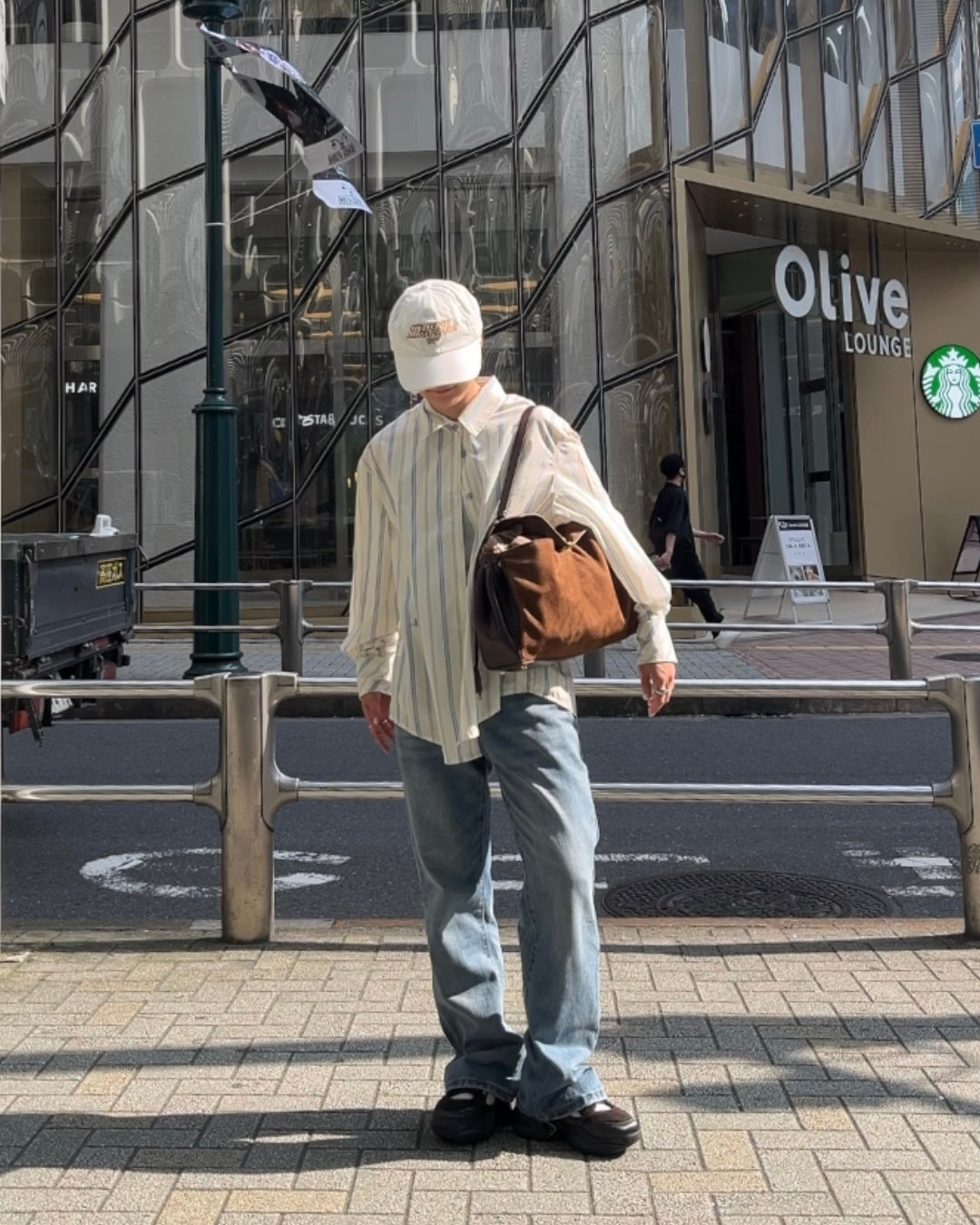 Orné Leather Shoulder Bag brown(suede-touch)