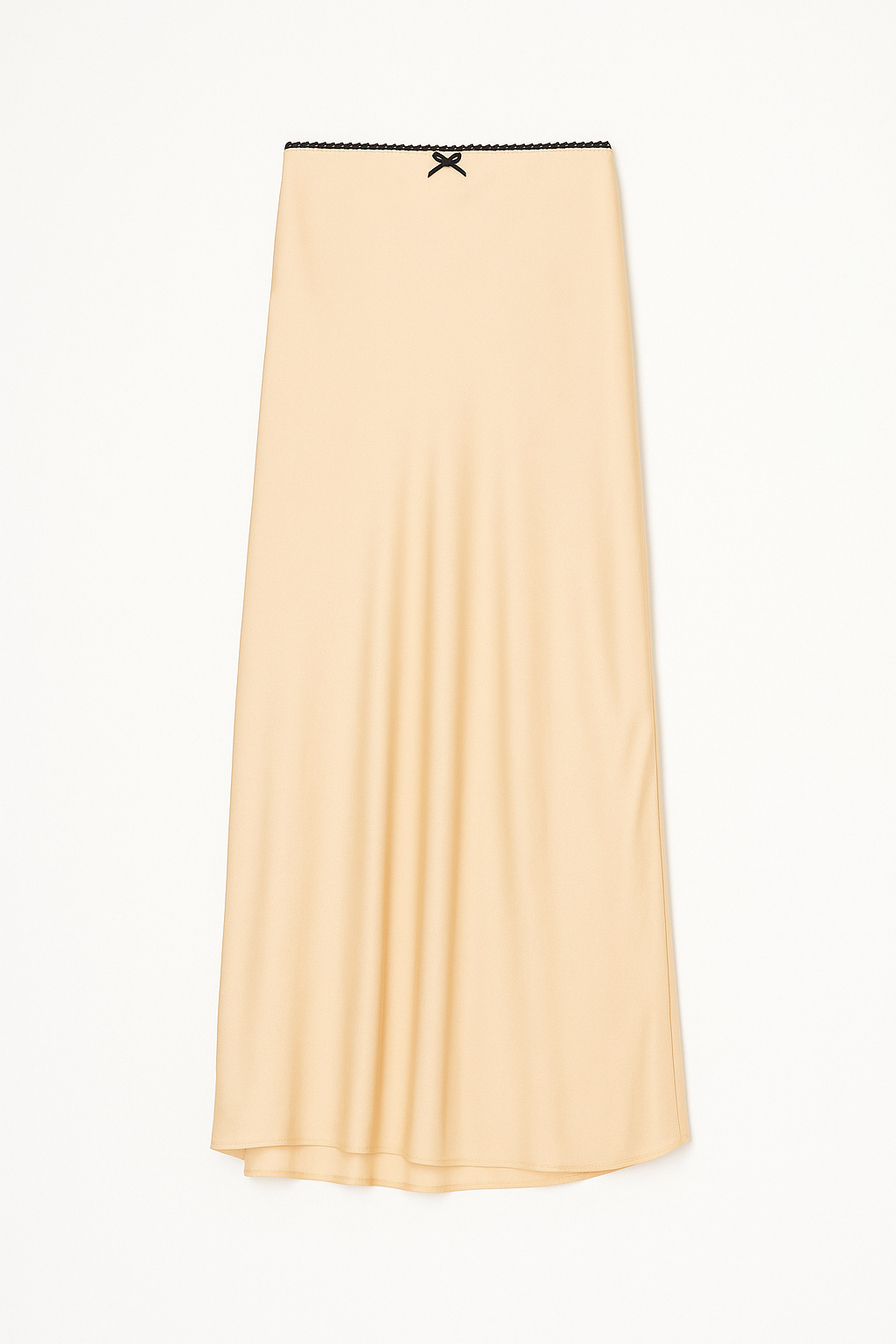 west ribbon satenn skirt ivory