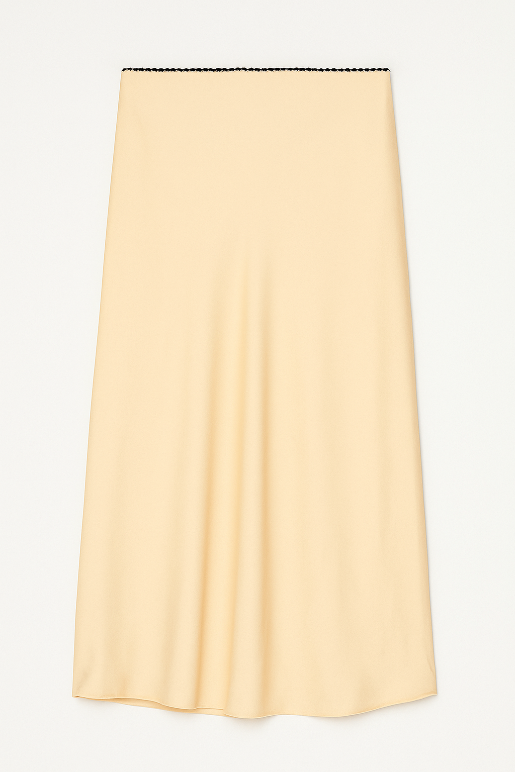 west ribbon satenn skirt ivory