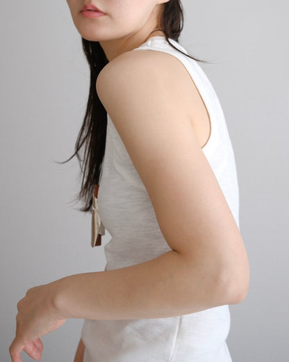 [7/16new]fat Tank Top white