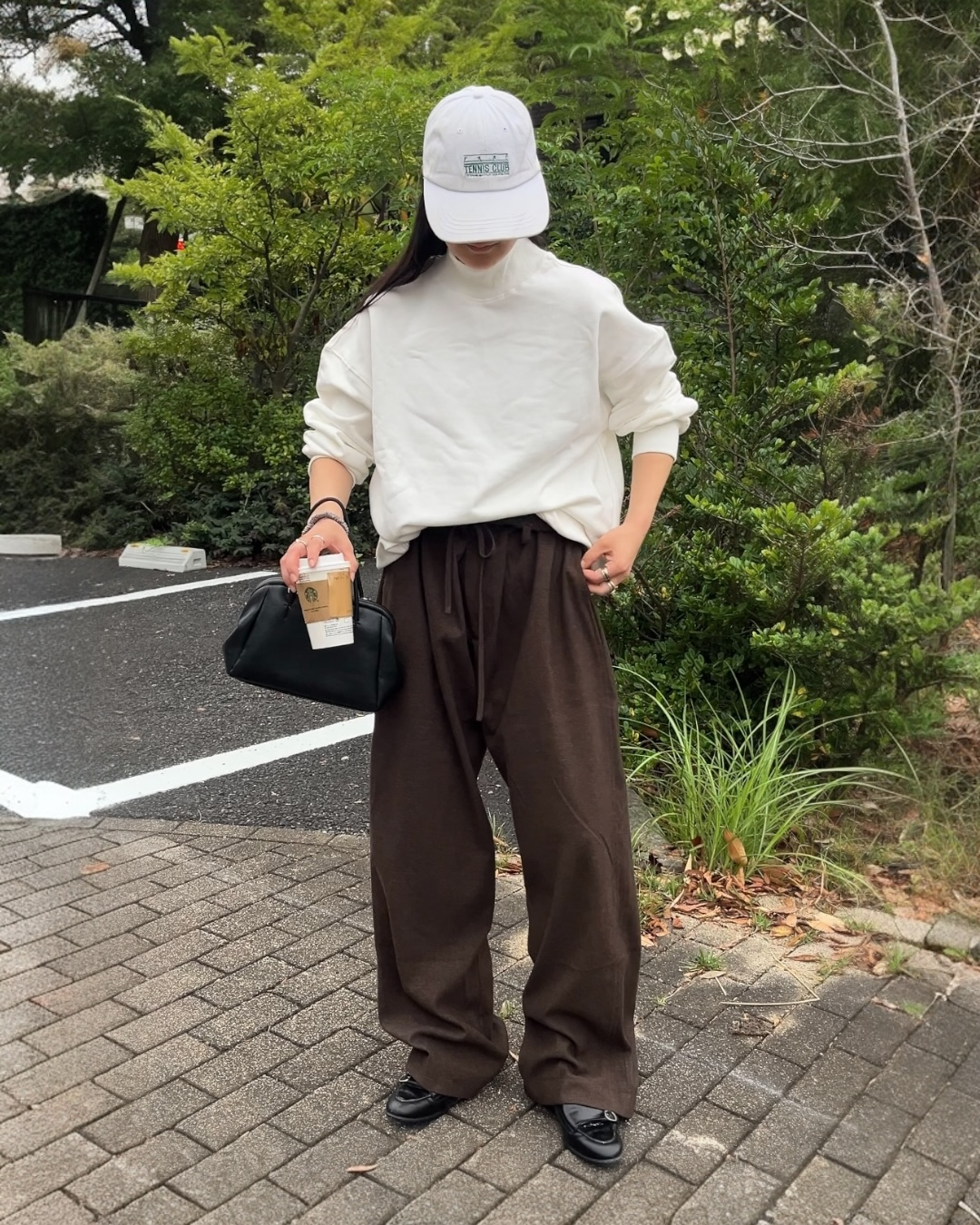 [11/13new]Relax Tuck Easy Pants  brown