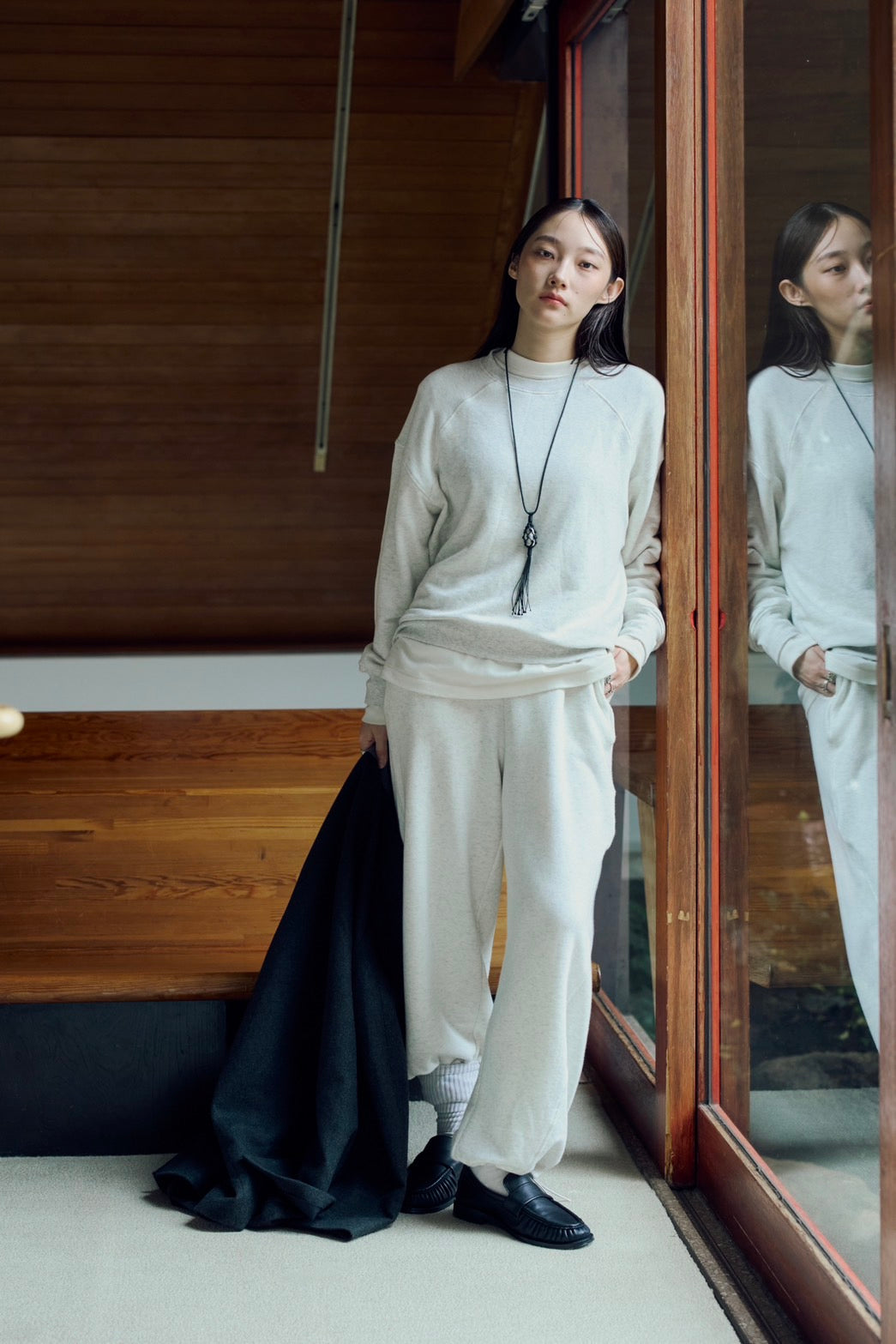 [10/15new] hem light sweat tops WH