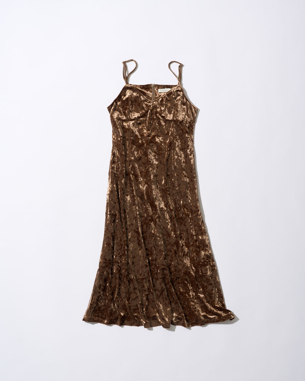 Velour Flare Cami Dress