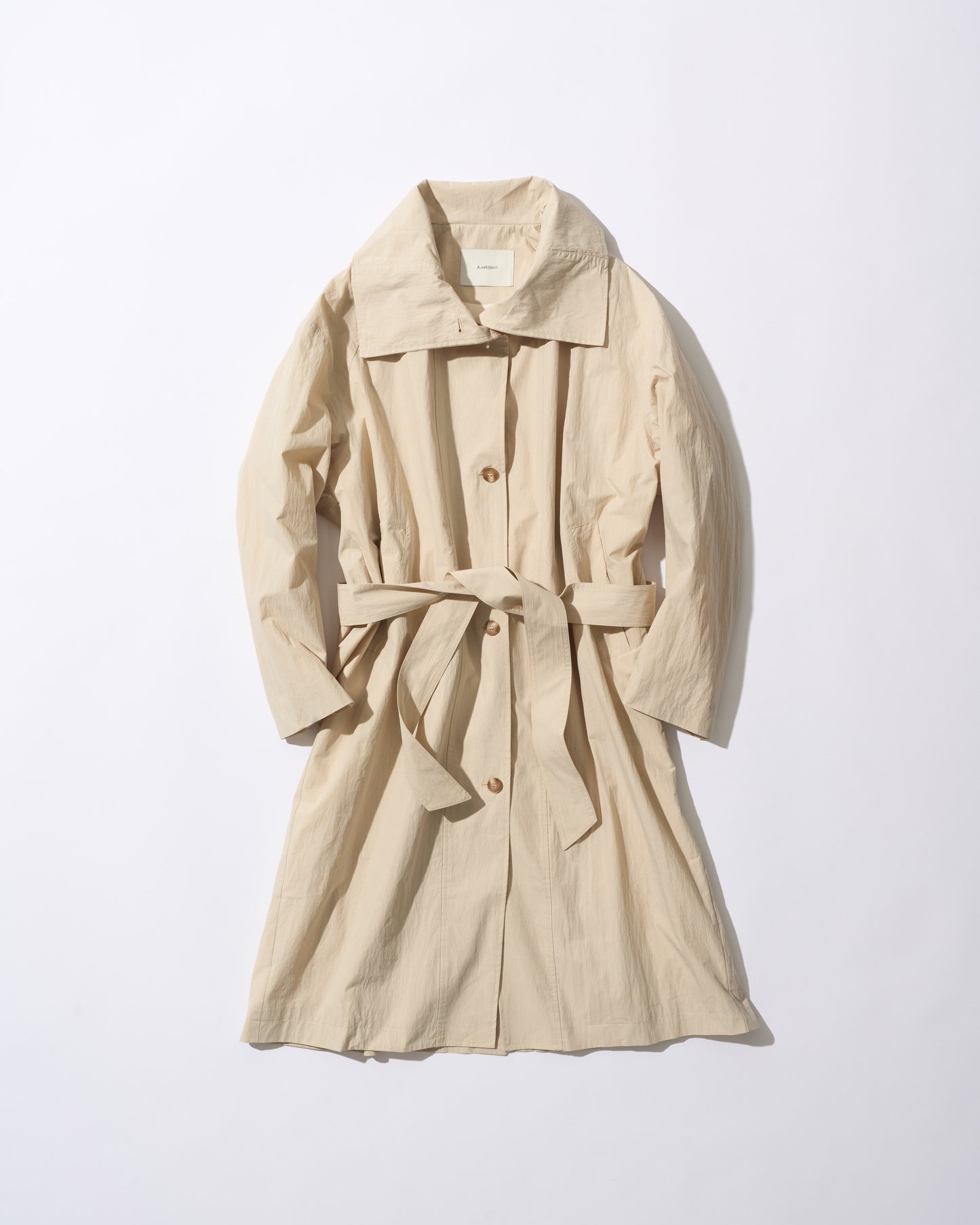 Cotton Nylon Soft Drape Coat