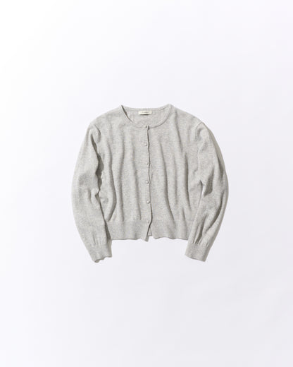 Linen Soft Compact Cardigan GRAY