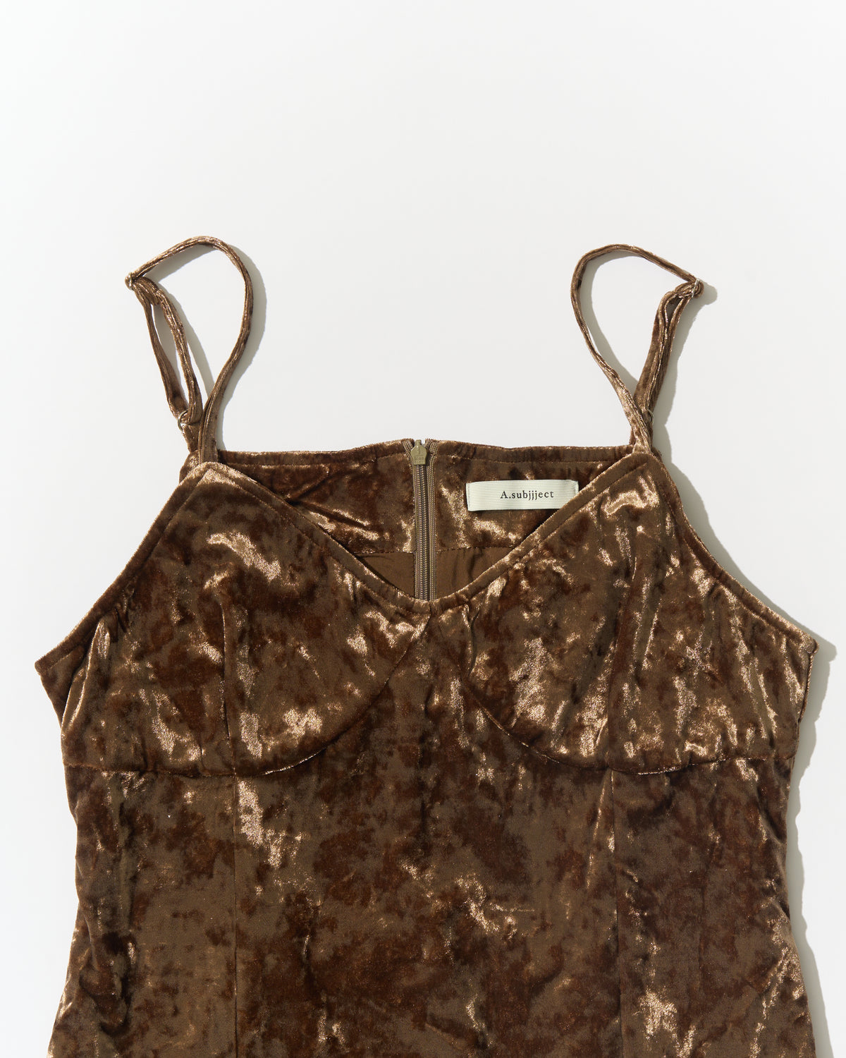 Velour Flare Cami Dress