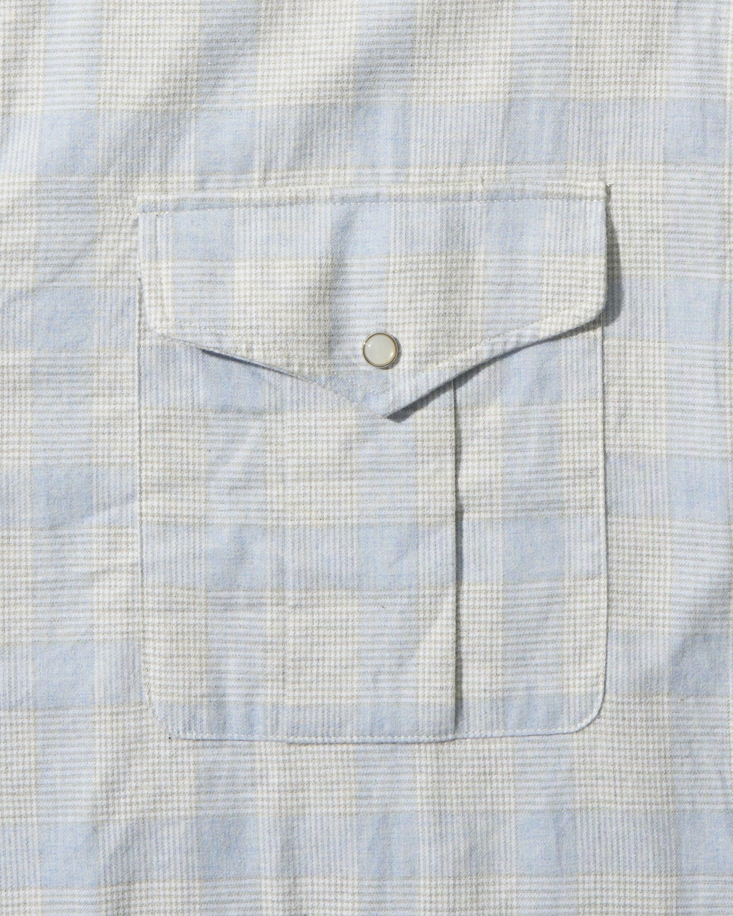 Cotton Check Drop-Shoulder Shirt