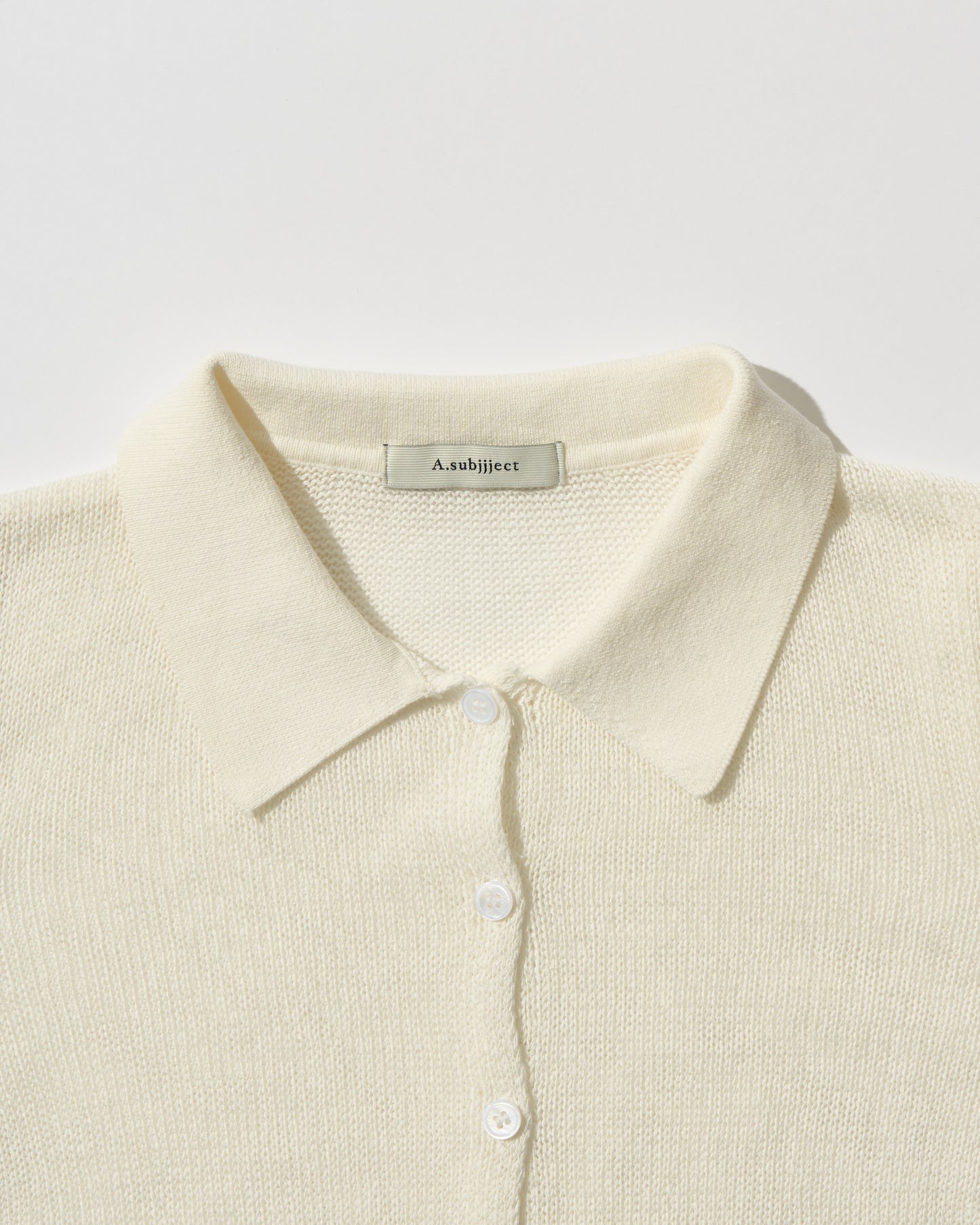 Loose Frame Cardigan white