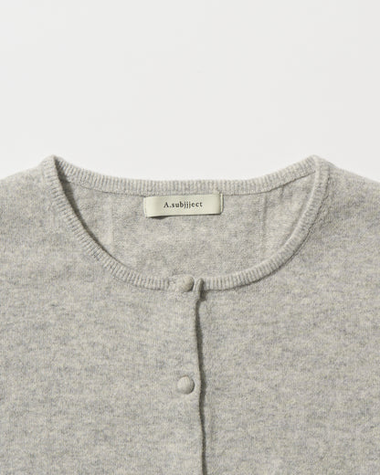 Linen Soft Compact Cardigan GRAY