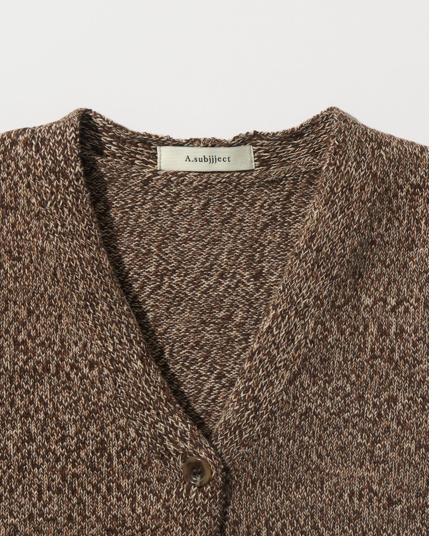 ［3/19new］Cotton Easy Layer Vest brown