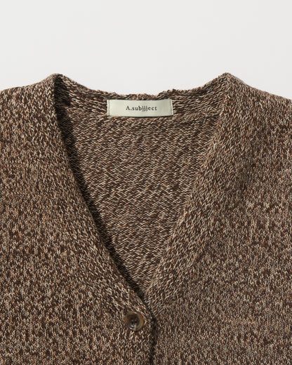 ［3/19new］Cotton Easy Layer Vest brown