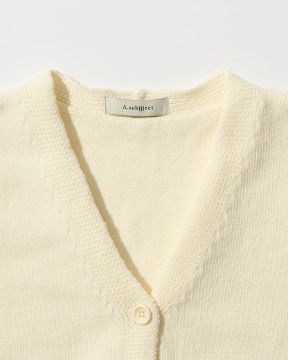 Cotton Easy Layer Vest white