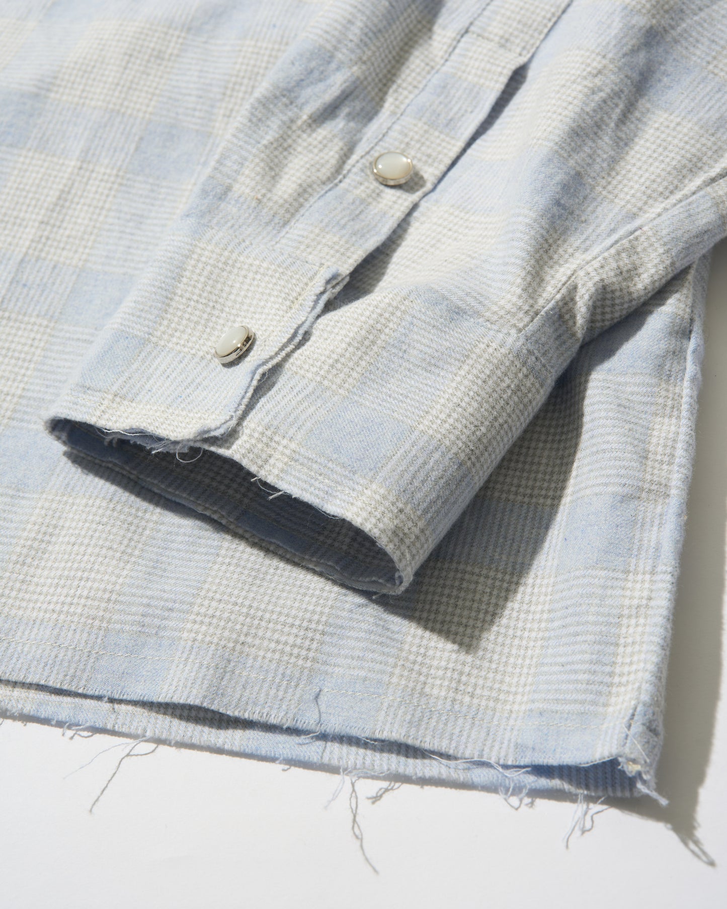 Cotton Check Drop-Shoulder Shirt