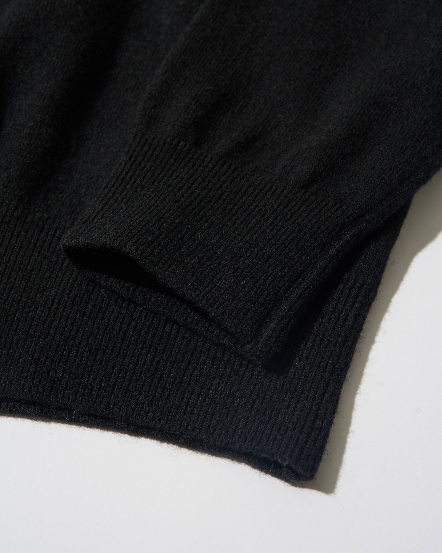 Linen Soft Compact Cardigan BLACK