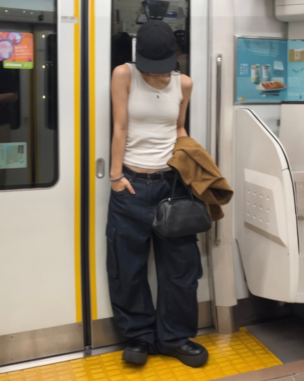 [9/25new] Cargo Work Denim