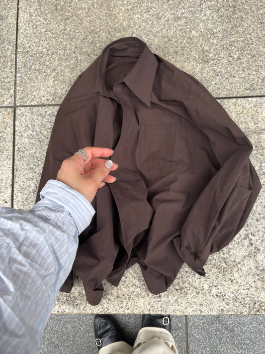 [9/14restock][予約]Loose Fit Shirt Jacket 10月初旬入荷予定