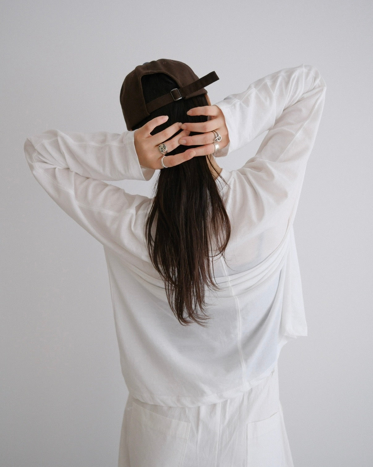 [7/9new]natural sheer long sleeve