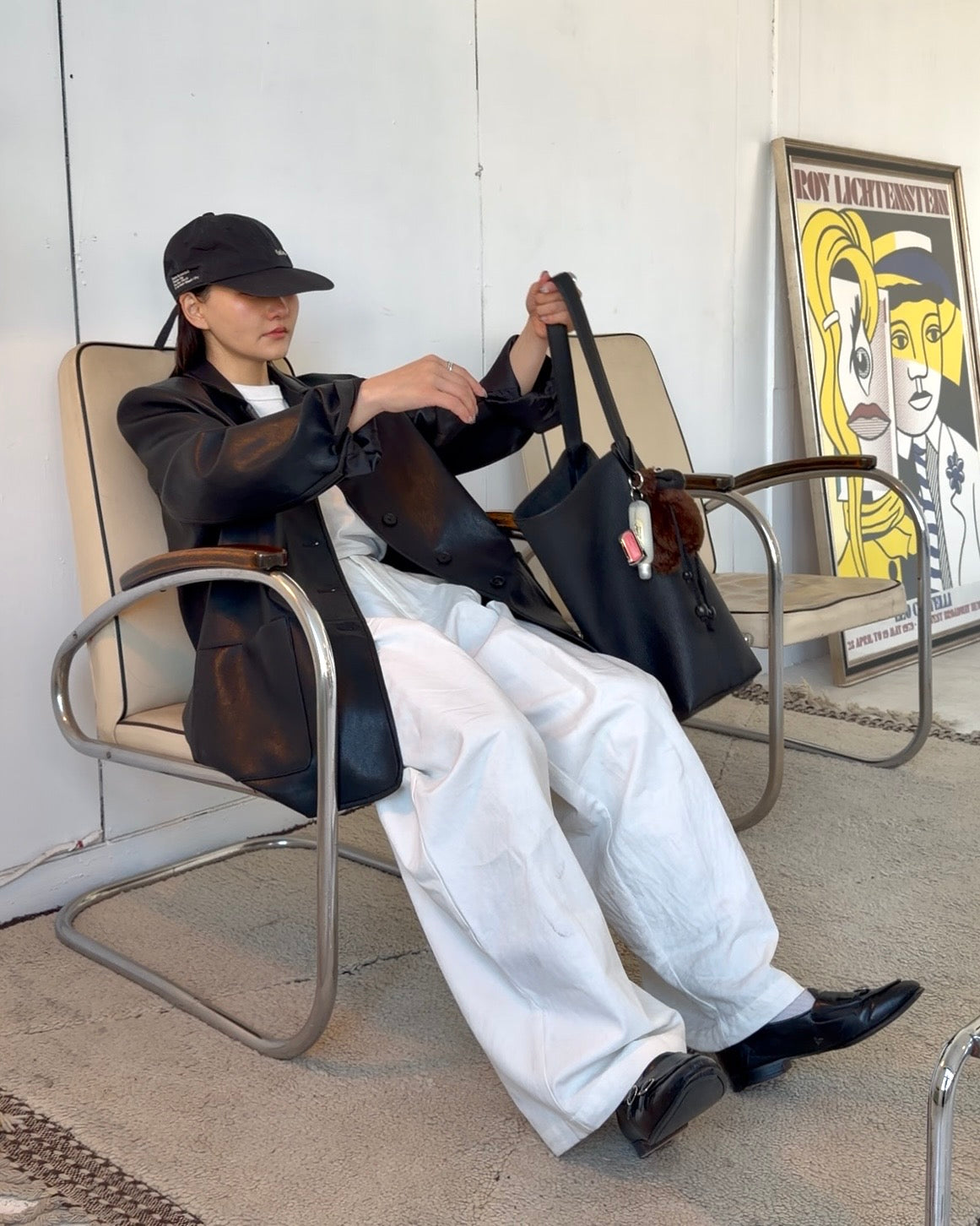 [2/12new] Cotton Wide Balance Pants