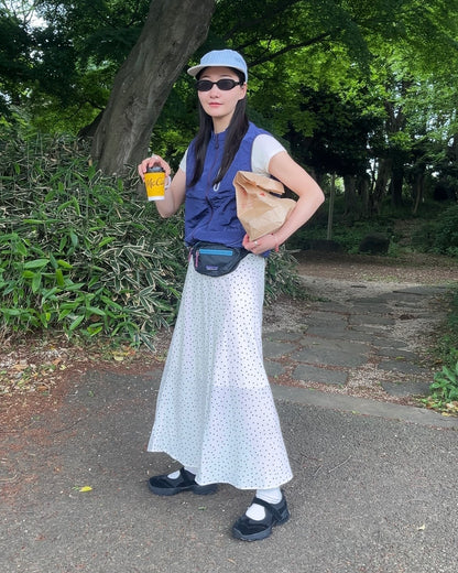 [6/18new]Tech Light Zip Vest navy