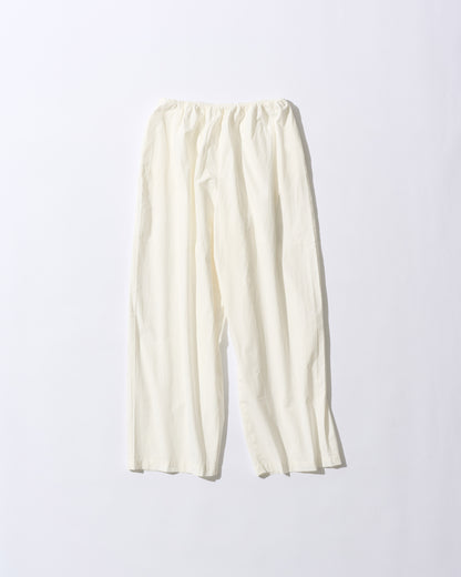 [5/10restock]Easy Form Pants  white 5月中旬入荷分