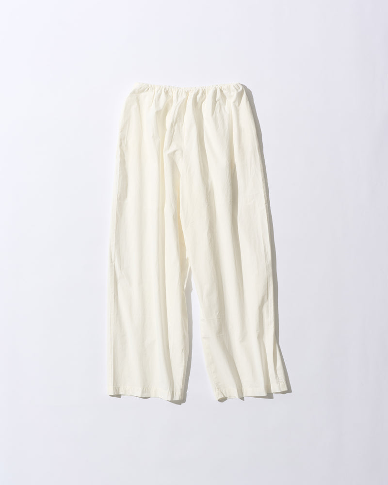 [5/10restock]Easy Form Pants  white 5月中旬入荷分
