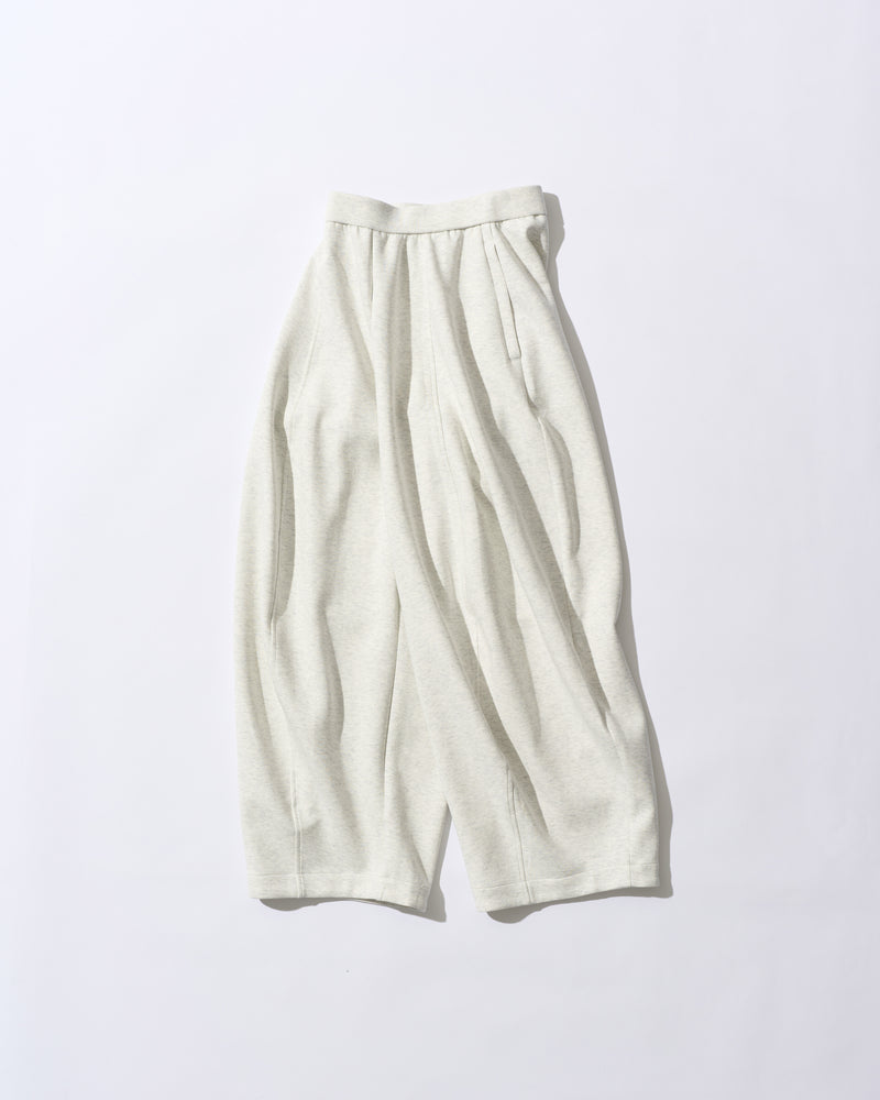 [5/21new]Curved Wide Sweat Pants oatmeal 6月上旬〜下旬入荷