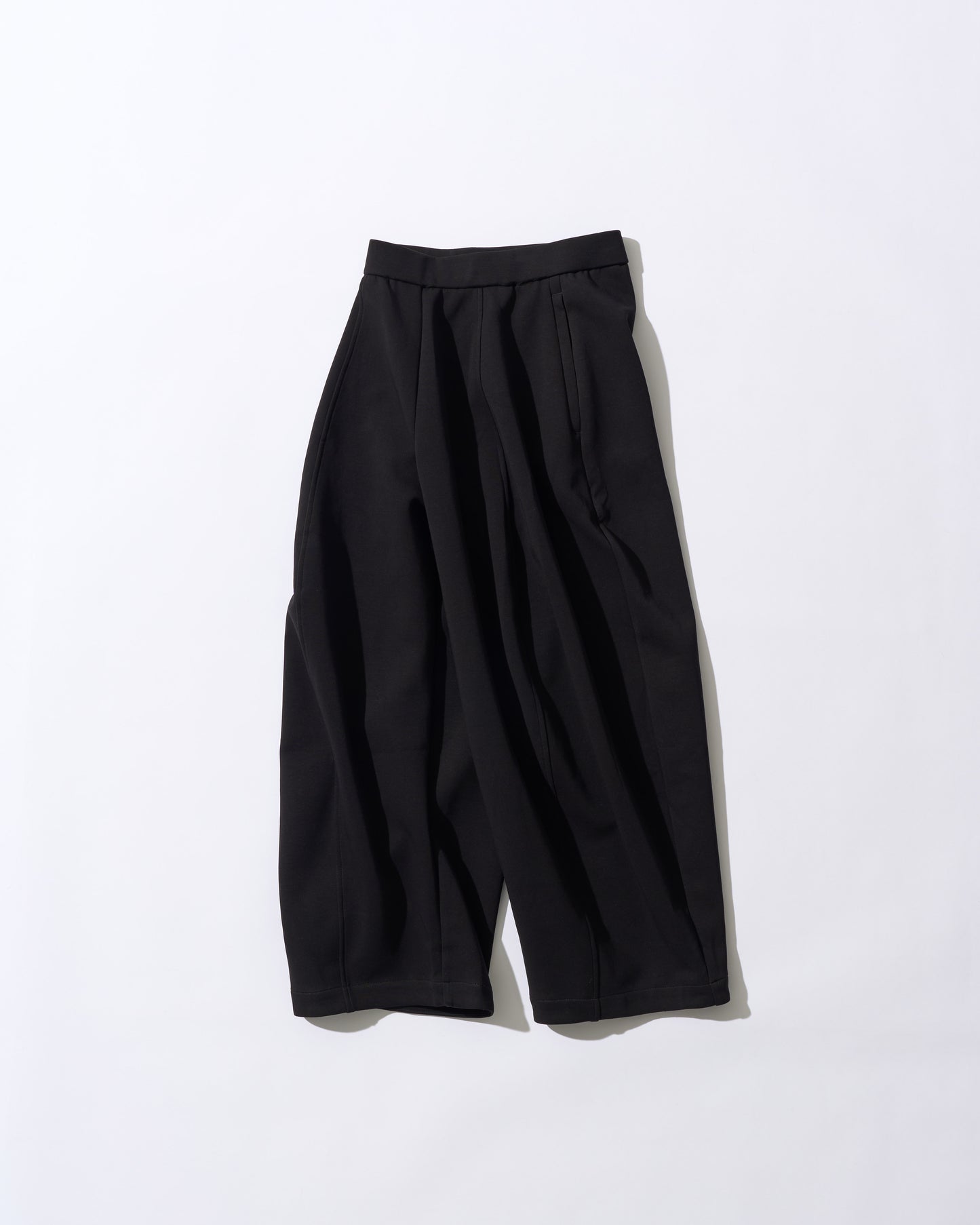 [5/21new]Curved Wide Sweat Pants black 6月上旬〜中旬入荷