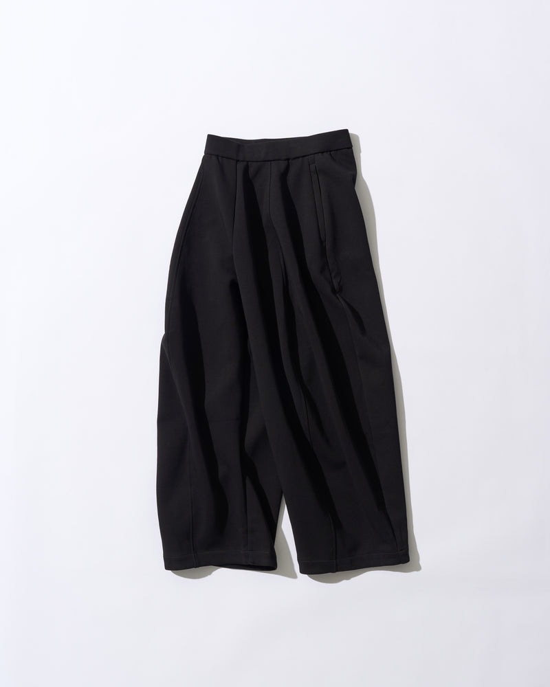[5/24restock]Curved Wide Sweat Pants black 6月上旬〜中旬入荷