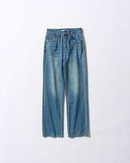 [4/23new]Cotton Blend Straight Denim