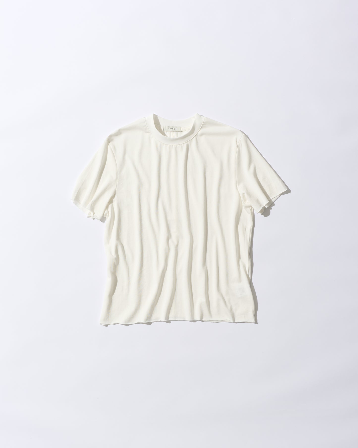 [5/21new]Cutoff Linen Tee  white  6月上旬〜下旬入荷