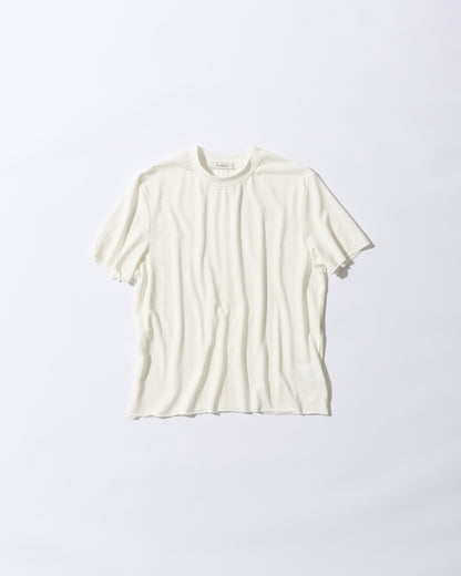 [5/21new]Cutoff Linen Tee  white  6月上旬〜下旬入荷