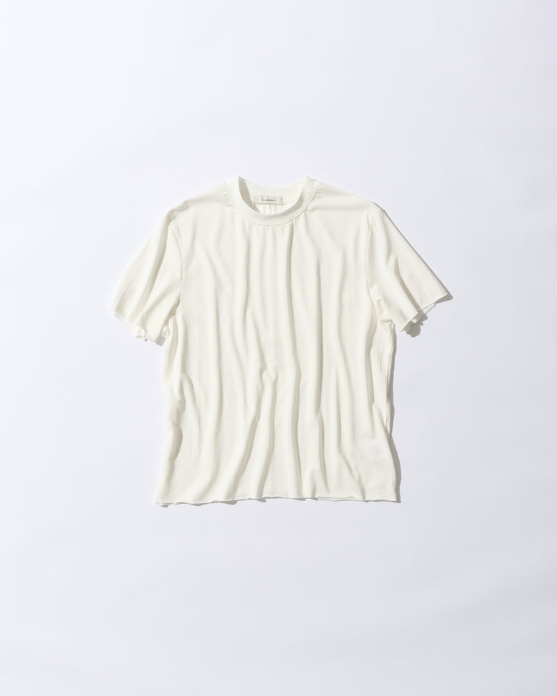 Cutoff Linen Tee  white