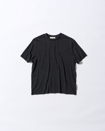 [5/21new]Cutoff Linen Tee  black  6月上旬〜下旬入荷
