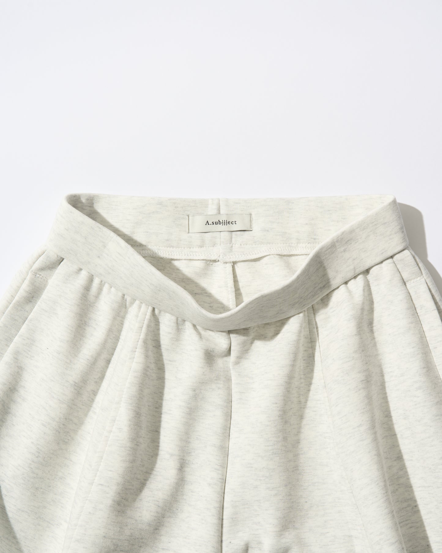 [5/21new]Curved Wide Sweat Pants oatmeal 6月上旬〜下旬入荷
