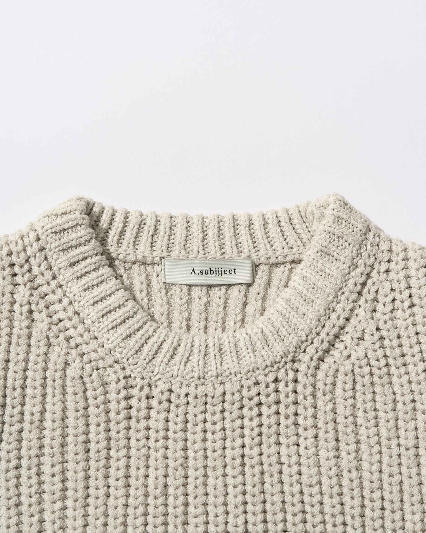 [5/7new]Raw Linen Knit Top Tank greige 5月下旬入荷分