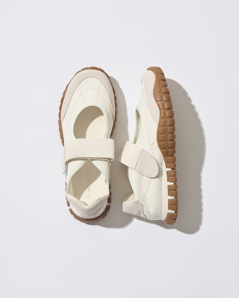 ［6/11new］Belt Fit Shoes white