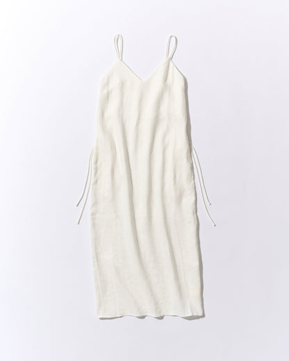 [7/2new]linen loop onepiece white