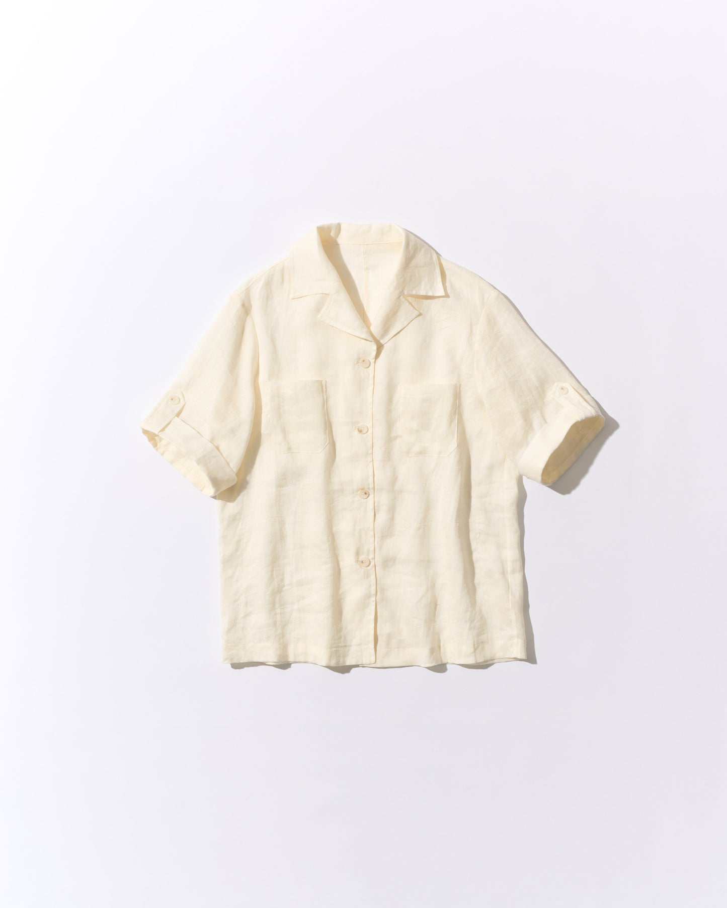 [6/25new]Linen Open Collar setup
