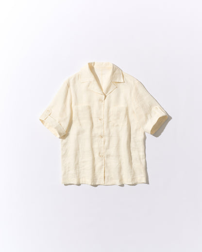 [6/25new]Linen Open Collar setup