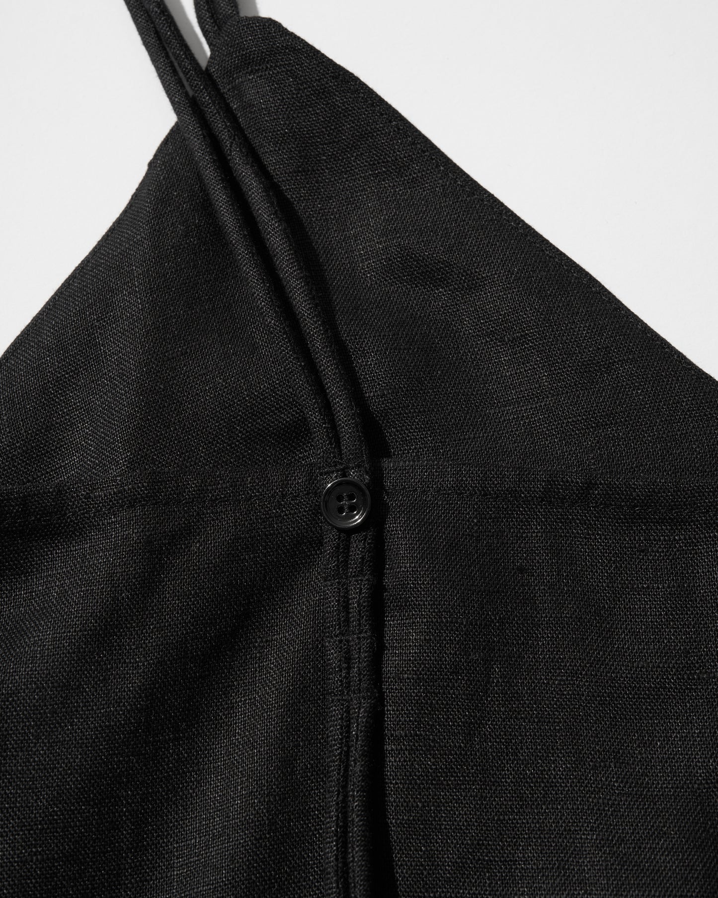 [7/2new]linen loop onepiece black