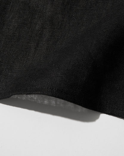 [7/2new]linen loop onepiece black