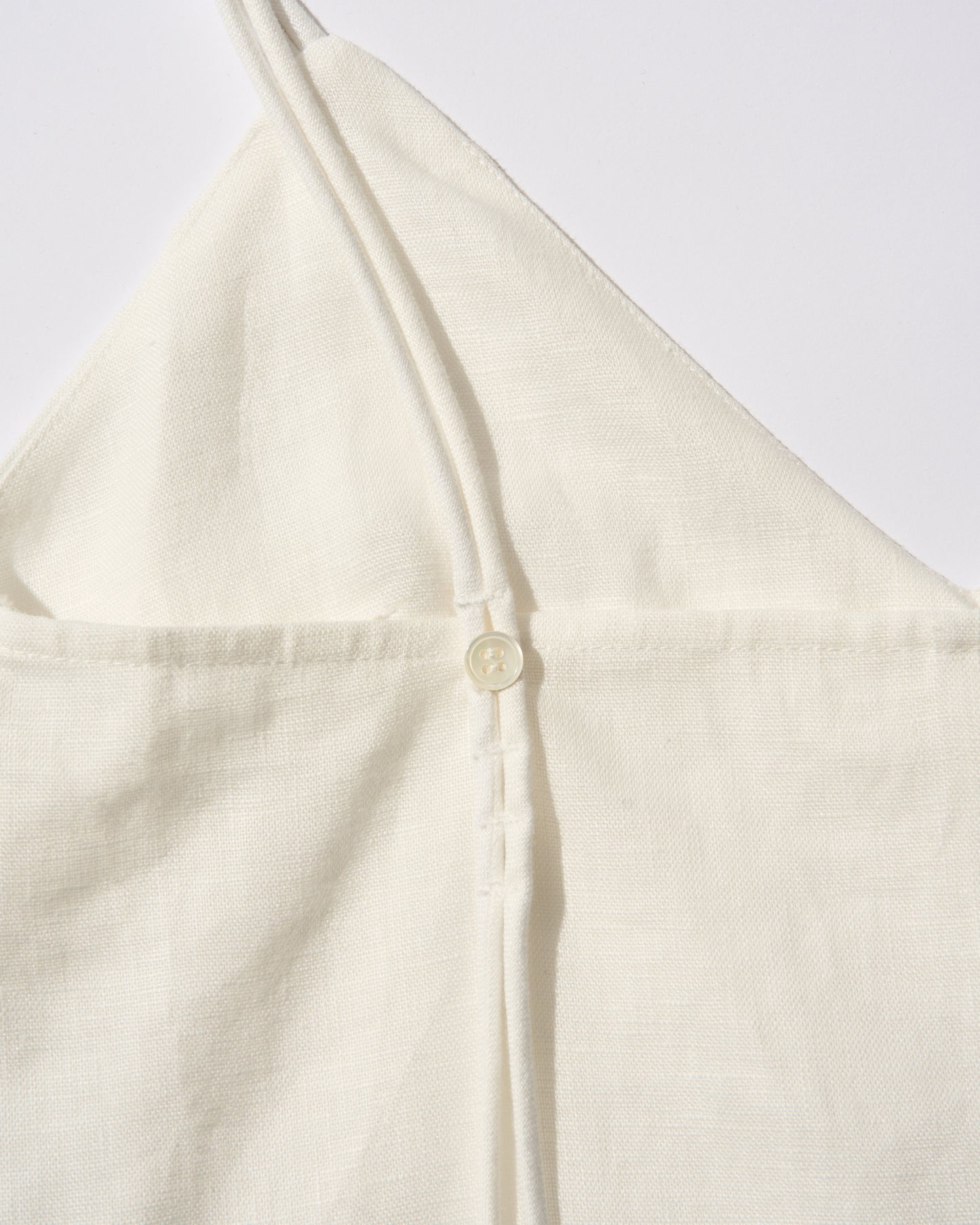 [7/2new]linen loop onepiece white