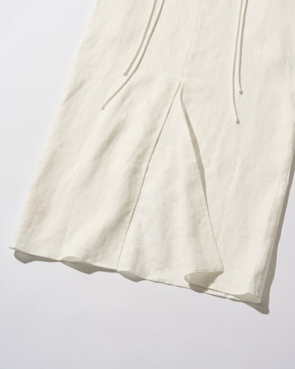 [7/2new]linen loop onepiece white