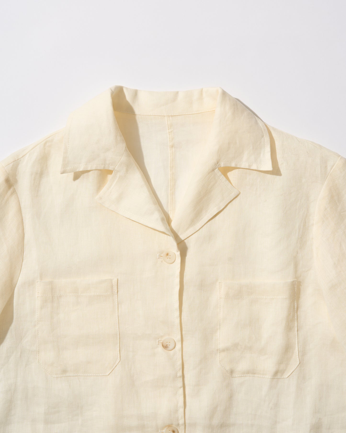 [6/25new]Linen Open Collar setup