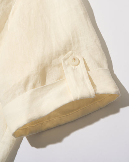 [6/25new]Linen Open Collar setup