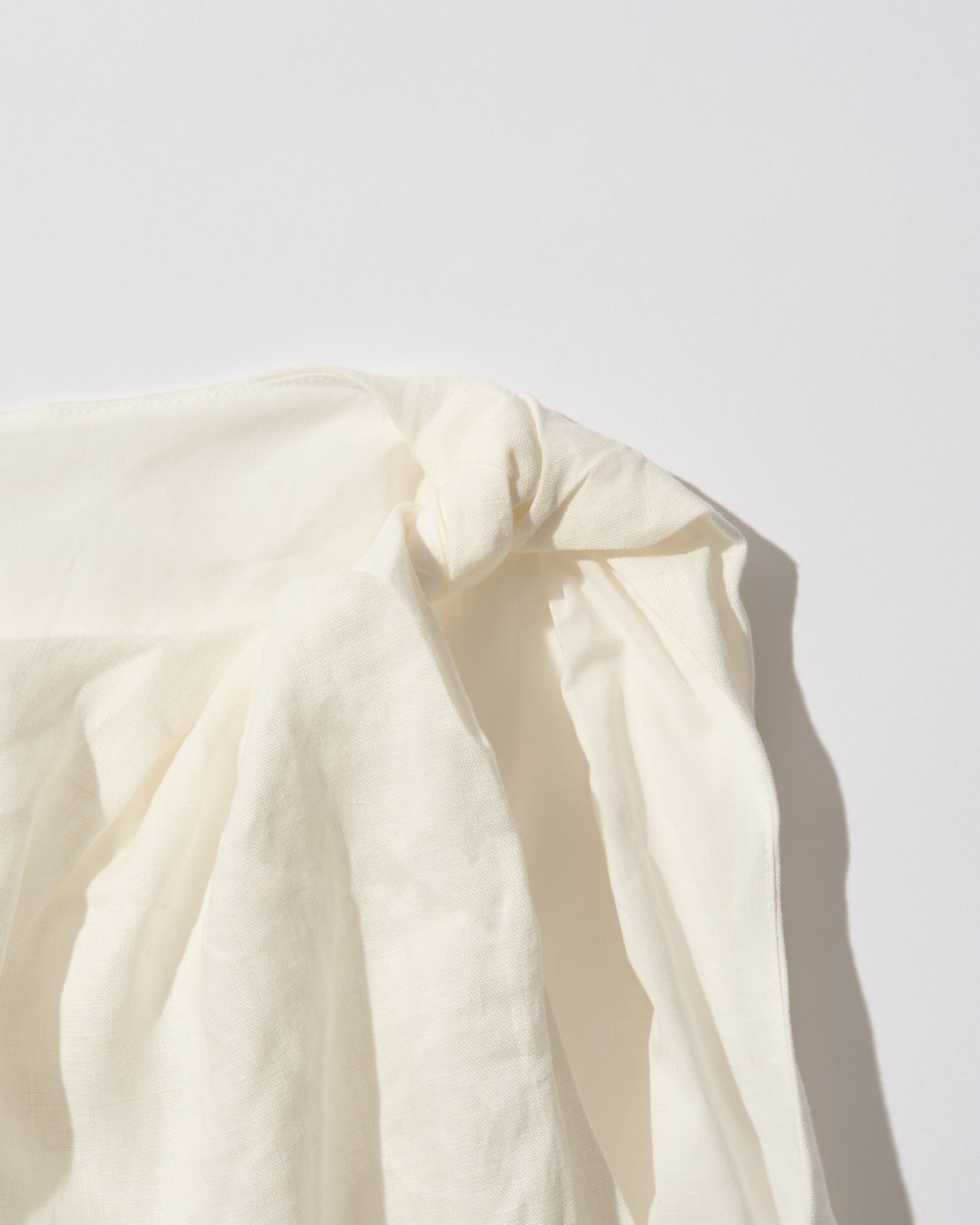 [8/13new]Shoulder Tie Linen Top