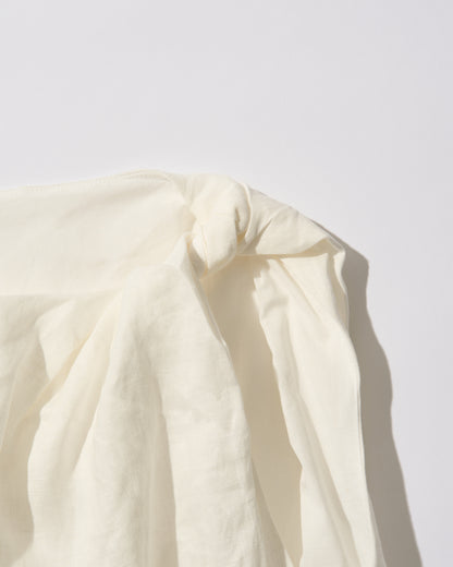 [8/13new]Shoulder Tie Linen Top