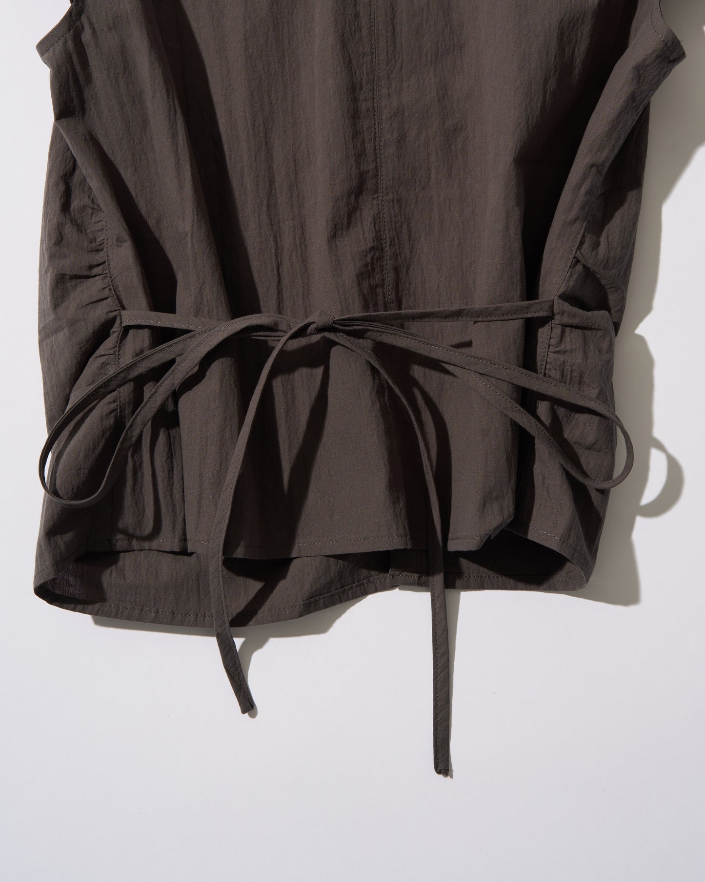 [9/17new]Gather Front Blouse gray